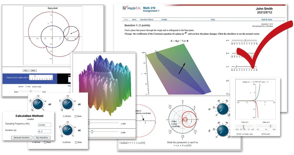 Maplesoft presenta il progetto Möbius per creare, condividere e valutare applicazioni matematiche interattive